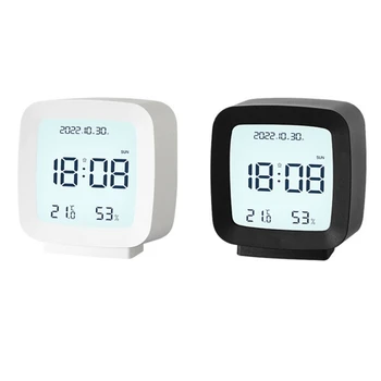 Y1UU Удобен настолен цифров часовник с аларма за точна референтна време в спалнята