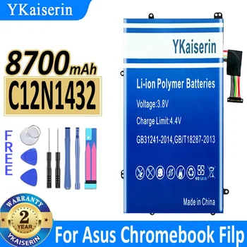 YKaiserin висок Клас Батерия за лаптоп C12N1432 87 mah За Asus C100PA C100PA-RBRKT03 0B200-01650100p Batterij