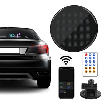 Авто led дисплей с управление чрез приложение, мобилен телефон, Bluetooth-приложение, управление на текст, анимация и рисунки за автомобилни led дисплей 32X32