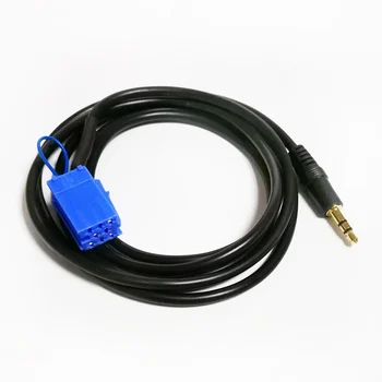 Автомагнитола ISO 8Pin Grundig Plug Aux Кабел за I-Pod, I-Phone Mp3 за радио Mercedes Benz, Smart 450