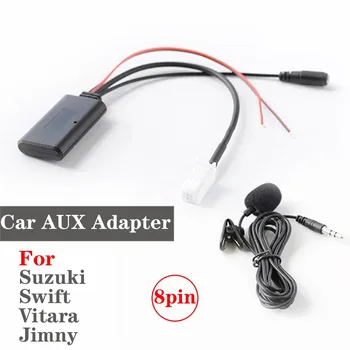 Автомобилен адаптер Bluetooth, AUX Безжичен Аудио телефонно обаждане Микрофон високоговорител за радио Clarion за Suzuki Swift Vitara Jimny