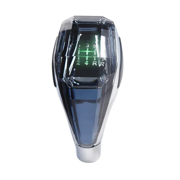 Автомобилни LED Универсални Писалки с кристали Дръжка на скоростния Механична скоростна кутия Корона Ръкохватка на лоста за