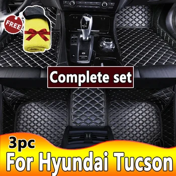 Автомобилни постелки за Hyundai Tucson 2017 2018 2015 2016 Аксесоари за интериора на автомобила (Килими За полагане на Водонепропускливи детайли по Поръчка Седалките
