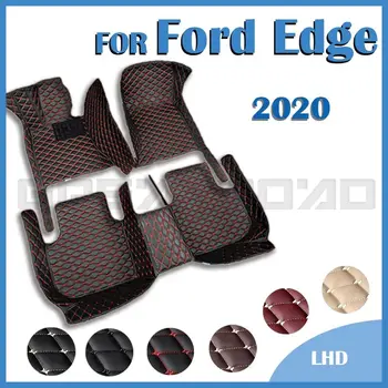 Автомобилни Стелки за Ford Edge Seven Seats 2020 Потребителски Автомобилни Накладки за Краката Авто Килим Аксесоари за интериора