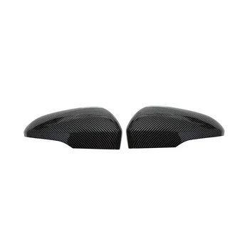 Автомобилно карбоновое влакна, черна капачка огледало за обратно виждане, капак на корпуса на огледалото за задно виждане за Форд Стандарт на САЩ Mondeo Fusion 2013-2021