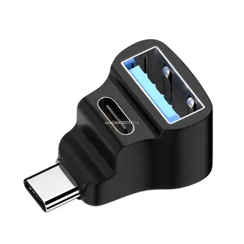 Адаптер USB Type C за мъже и USB 2.0 за жени 20 gbps за пренос на данни, адаптер за зареждане, директна доставка