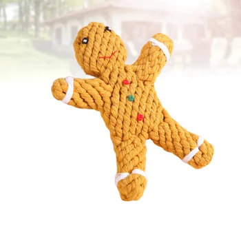 Аксесоари под формата на пряничного човек, детски играчки за дъвчене за кученце