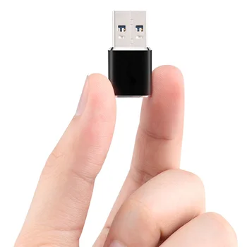 Алуминиев Адаптер за Четене на Карти Памет Mini USB 3.0 за Micro-SD-Карти/TF Card Reader, Adapter Pc преносим Компютър