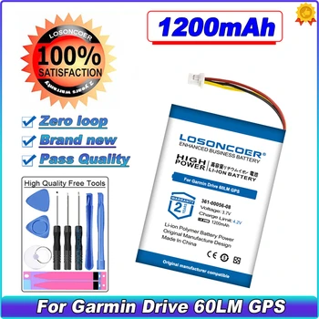 Батерия LOSONCOER 361-00056-08 1200 ма за Garmin Drive 60LM 61LM DriveSmart 65 55 GPS