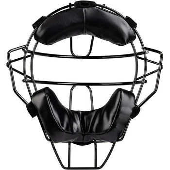 Бейзболна Защитно по-дълги Детска Маска За възрастни, Класическа Стоманена Рамка за софтбол С предпазни дрешки за глава от изкуствена кожа