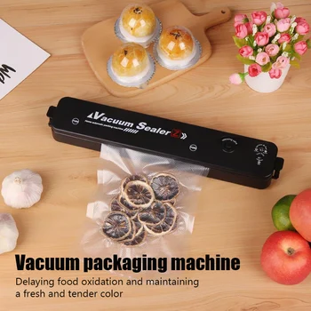 Вакуум мерки и теглилки на хранителни продукти, вакуумни пакетираща машина за храни с 10 опаковани пакети, Автоматично един вакуум запечатване на хранителни продукти в домашни условия 220 В