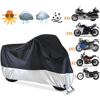 Водоустойчив калъф за мотоциклет, за Защита от дъжд, за мотоциклет, защита от прах, козирка за мотоциклет, Защита от uv 190t