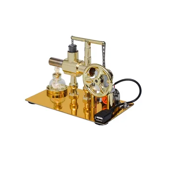 Генератор на двигателя на Стърлинг двигател Пара Физически експеримент Науката Производството на образователни играчки Изобретение Модел на Малката