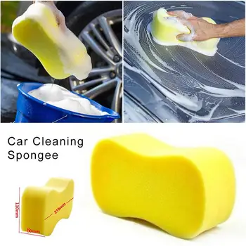 Гъба за почистване на автомобили Многофункционална гъба за миене на коли за многократна употреба подложка за грижа за детайли Миещи полиращи тампони за восъчни полиране