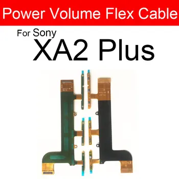 Гъвкав кабел бутони за регулиране на силата на звука и захранването за Sony XA2 Plus, бутони за управление на звука и за заключване на екрана, гъвкава лента за ремонт и подмяна на