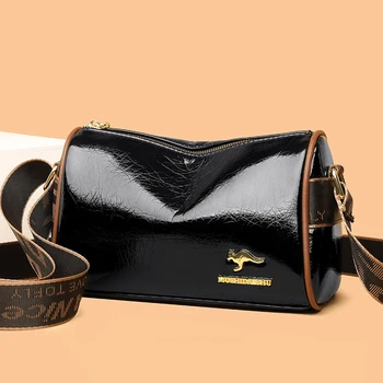 Дамски ежедневни пътна чанта-скитник Ретро чанта Нова чанта през рамо за жени с голям капацитет Луксозни чанти са Твърди, Меки чанти през рамо