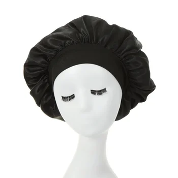 Дамски шапка за душ с регулируеми широки ръбове, идеална за катерене и еластична коса, аксесоари за подреждане