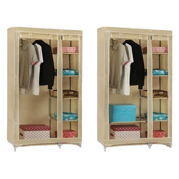 Двоен шкаф с двойно увеличаващата, корейската версия, стил, с рольставнями, монофонични модерен нов домашен шкаф за дрехи