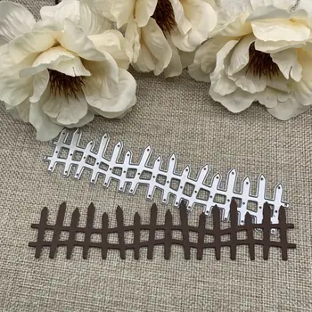 Декоративни метални щанци за рязане ръба на оградата, шаблони за DIY, scrapbooking, Декоративна форма за щанцоване ръчно изработени
