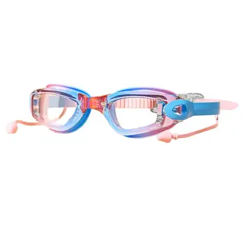 Детски плувни очила, Плувни очила с защита от замъгляване Удобен ремък 100 Защита от uv остротата на зрението Не протича Младежки плувни очила