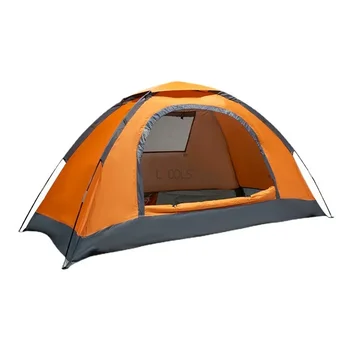 Единична палатка за планинско катерене, за 2 души, Удебелена Сверхлегкая туристическа палатка, Водоустойчив палатка за оцеляване в походи, Палатки за риболов на открито