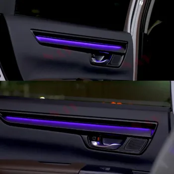 За AUDI Q5L 64-цветен led подсветка на външната среда, украшающая вратата с централно управление, автомобили атмосферни осветление Auto Automotive Decorative
