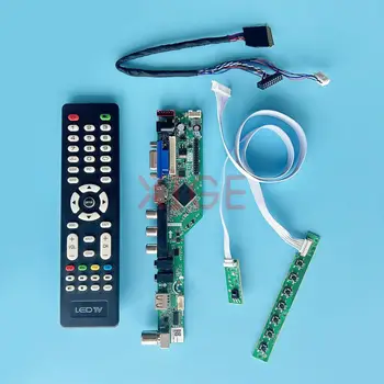 За M140NWR1 M140NWR2 N140B6 N140BGE Комплект платка с LCD контролер Аналогов TV VGA + HDMI + AV + USB 1366*768 14 
