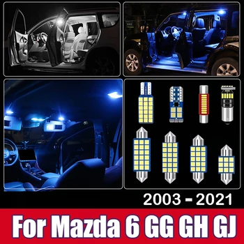 За Mazda 6 GG GH GJ 2003 - 2007 2008 2009 2010 2011 2012 2013 2014 2015 2016 2017 2018 2019 2020 2021 Автомобилни led аксесоари