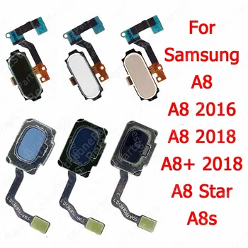 За Samsung Galaxy A8 Star 2016 A8 + Plus 2018 A8s четец на пръстови отпечатъци Бутон 
