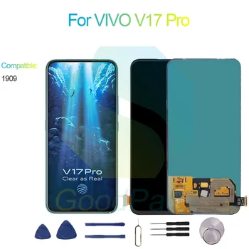 За VIVO V17 Pro подмяна на екрана на дисплея 2400*1080 1909 За VIVO V17 Pro LCD сензорен дигитайзер