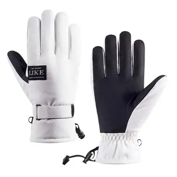 Зимните топлинни ръкавици, меки и износоустойчивост, работни ръкавици, двустранни водоустойчив ски ръкавици за мъже и жени