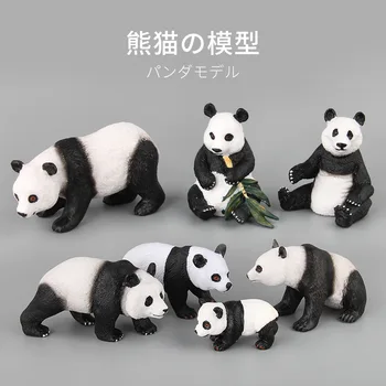 Имитация на дивата джунгла Фигурка редки животни Панда са подбрани Фигурка Играчки Детски Фигурки Детски Забавни играчки Начало декор