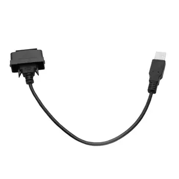 Кабел-адаптер за автомобил интерфейс USB, USB 2.0 За закрепване на панел USB-кабел за трансфер на данни