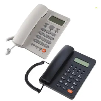 Кабелен стационарен телефон, Настолни Домашни Телефони с големи бутони, Телефон KX-T2025 Dropship