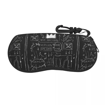 Калъф за очила в стил Basquiat, лесен кутия за съхранение на очила, преносим калъф за слънчеви очила с защита от налягане на открито, калъф за пътуване