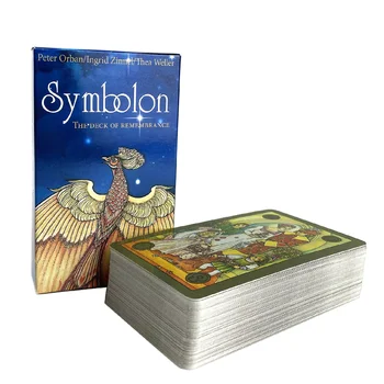 Карти Таро Symbolon, играе с Тесте от спомени, на Английски език, Забавна настолна игра, игра в Светилището на