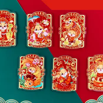 Китайската нова година магнит за хладилник Стикер с анимационни дракон за хладилник обяви Дъска Декорации за дома партита