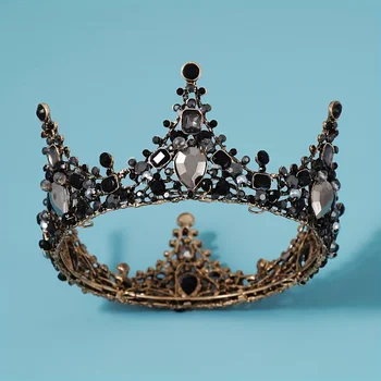 Класическа диадема-короната за жени, подарък за шаферките на сватбата, прическа за булката, Висококачествени Аксесоари за коса, декоративни аксесоари