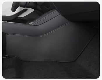 Кожена Подплата за Централно Управление на Колата Отстрани На удара за 2024 Tesla Model 3 highland Car Seat Protector Pad Tesla Model 3 Аксесоари