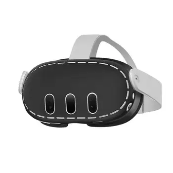 Комплект защитни покривала, защита на дръжки контролер, тампон за слушалки виртуална реалност, тампон за лице, тампон за носа, съвместима с Meta Quest 3 VR