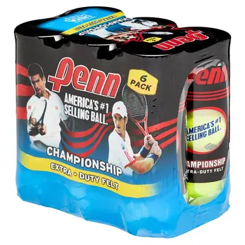 Комплект топки за тенис повишена здравина за шампионата (6 кутии, 18 топки)