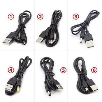 Конектор USB type A за постоянен ток 3,5 1,35 4,0 1,7 5,5 2,1 5,5 2,5 mm удължителен кабел с щепсел на захранващия кабел конектор за свързване на кабел, J17