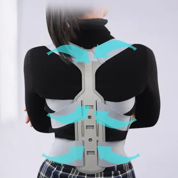 Коректор стойка на гърба, раменете, горната част на гърба, Сменящи вратовръзка, Колан за корекция на позата на гърба, Хонорар за корекция на горба, Невидим