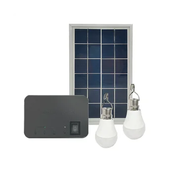 Лампа за слънчеви панели за къмпинг комплект от 2 лампи, слънчево зарядно, Енергоспестяващ слънчева светлина, Външна, вътрешна, акумулаторна светодиодна лампа (A)