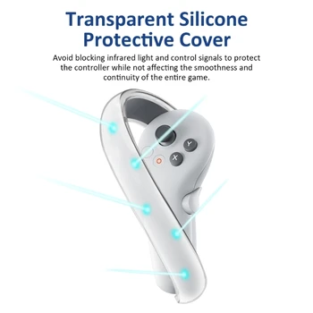 Лек Прозрачен Протектор Пръстени Контролер за Писалки Pico 4 VR Защитни Пръстени За Кошари Аксесоари за Контролер