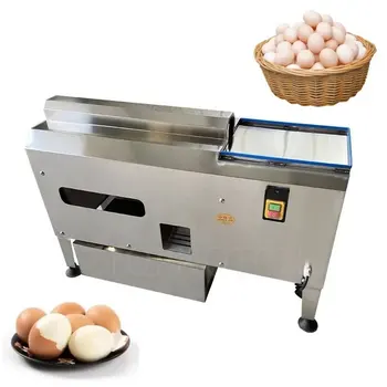Машина за премахване на черупката с Варени яйца Машина за отстраняване на черупката на яйцето с кокоши яйца
