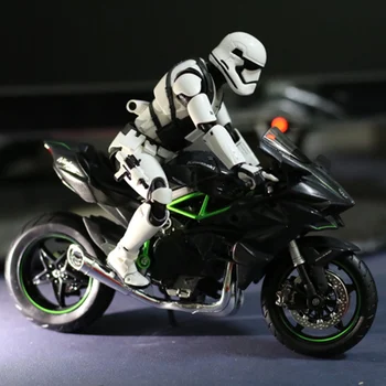 Мини-модел на мотоциклет в мащаб 1/12 за 6 инча Фигурка на Войник Модел Играчки Аксесоари Колекция на Сцената си САМ