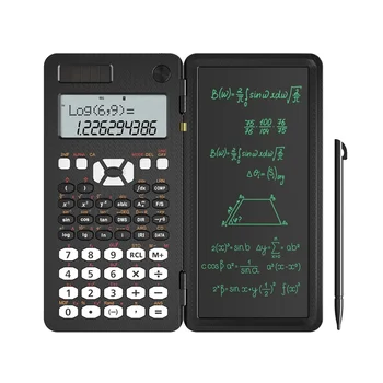 Мини научен калкулатор с таблета за писане Калкулатори Бележник Бележка Офис електроника Ученически пособия 991es Ms 82ms