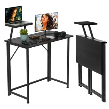 Многофункционален Компютърен маса Модерен минималистичен Игрална маса Със стойка за екрана на Домашния Офис, Кабинет Бюра, Мебели за спални