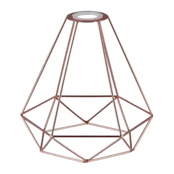 Модерните железни висящи лампи с диаманти Edison, античен лампа, сменяеми лампиони, подвесное осветление с пирамидальным абажуром, направи си сам, за таван